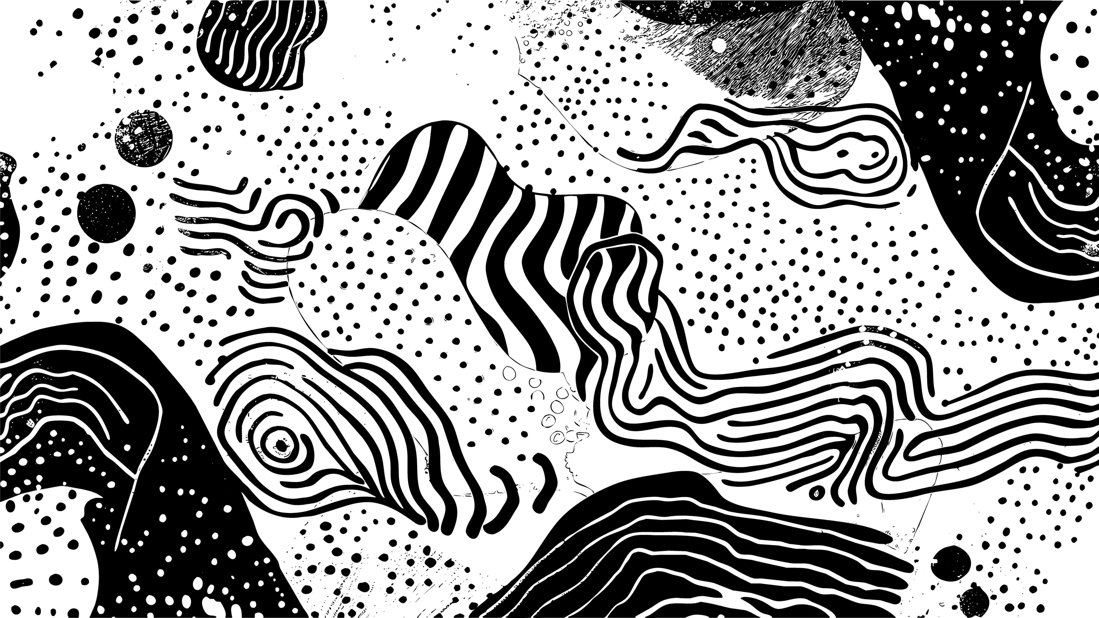 Abstract lights representing digital creativity